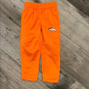 Toddler Denver Broncos orange pants. Size 3t